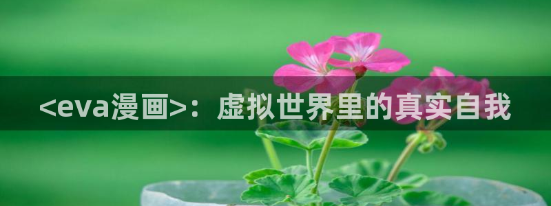 虫虫漫画登录页面免费漫画网页版：<eva漫画>：虚拟世界里的真实自我